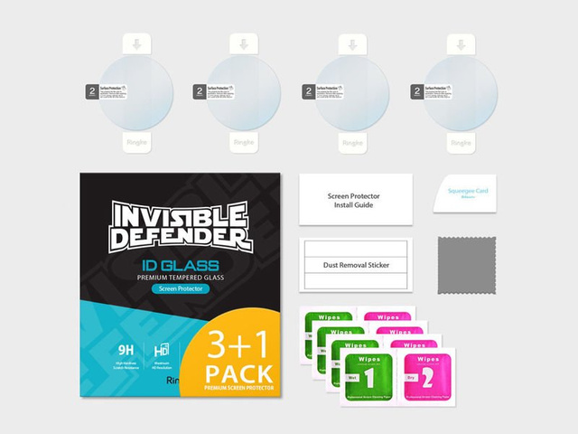 4x Ringke Invisible Defender für Galaxy Watch 42mm/ Watch 3 41mm