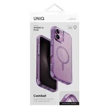 UNIQ Combat puzdro pre iPhone 16 Plus 6,7" Magclick Charging Pink/Grape Pink