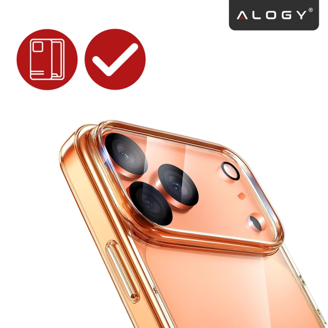 2x Скло для об’єктива камери для Apple iPhone 16 Pro / 16 Pro Max Alogy Lens Protector Pro Transparent