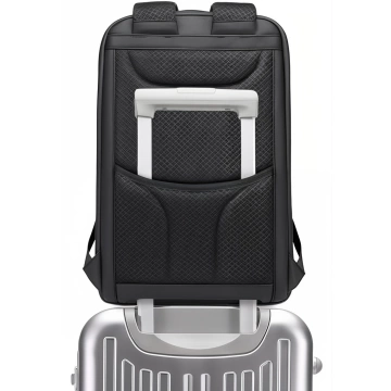 Bange Waterproof Backpack Laptop Bag 15.6" City Travel 48x31x16 cm for Work School Plane Men's Women's with USB Port Black