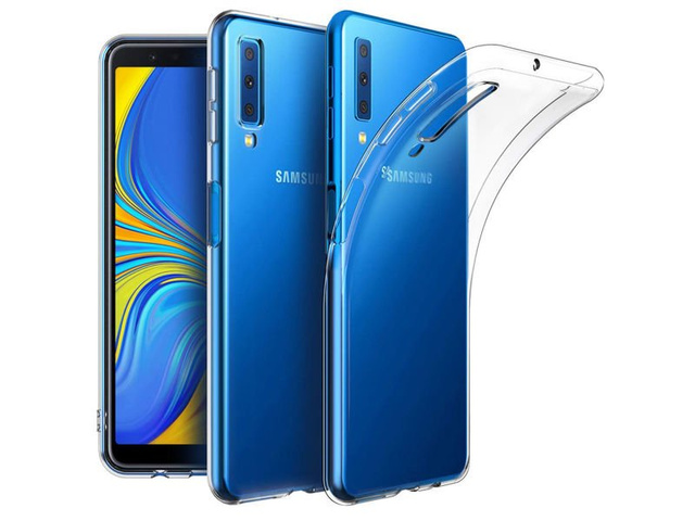 Alogy silikónové puzdro kryt puzdro pre Samsung Galaxy A7 2018 A750 transparentné