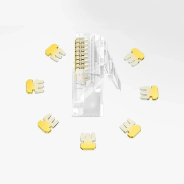 UGREEN Steckverbinder RJ45 8P8C Cat 6 transparent (50961)
