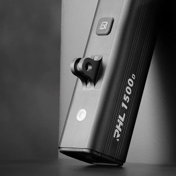 Lampka rowerowa Rockbros RHL1500 1500 lm + powerbank 5000 mAh IPX6 – czarna