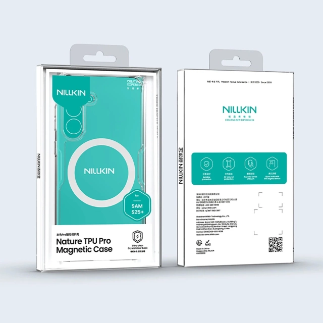 Puzdro Nillkin Nature TPU MagSafe pre Samsung Galaxy S25 biele