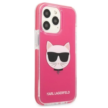Etui Karl Lagerfeld KLHCP13LTPECPI pre iPhone 13 Pro / 13 6,1" pevné puzdro Choupette Head