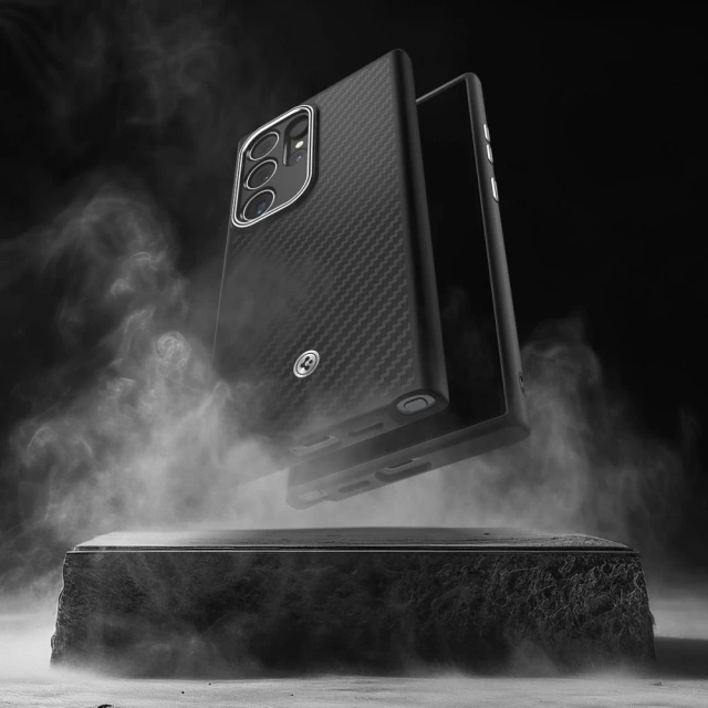 Etui Spigen Enzo Aramid для Samsung Galaxy S24 Ultra Matte Black