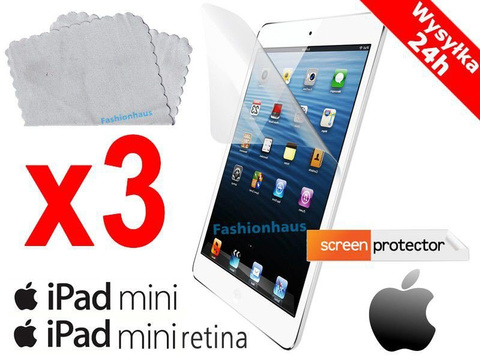 3x захисна плівка для екрану iPad mini