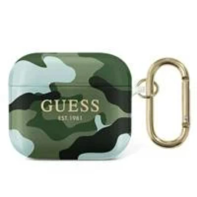 Guess GUA3UCAMA AirPods 3 kryt zielony/khaki Camo Collection