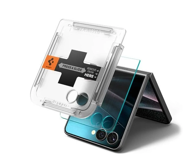 Szkło Hartowane do Galaxy Z Flip 7 Spigen Glas.TR EZ Fit 1-Pack Clear