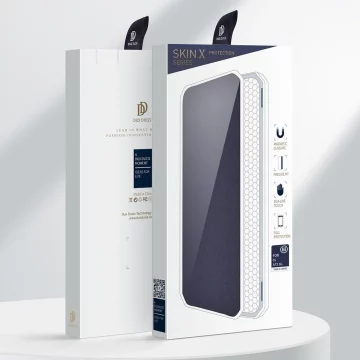 Pouzdro DUX DUCIS Skin X s flipovým krytem pro Samsung Galaxy A72 4G modrý