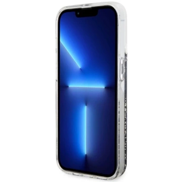 Pevné puzdro Etui Guess GUHCP14LLCSGSGK na iPhone 14 Pro 6,1" Liquid Glitter Marble