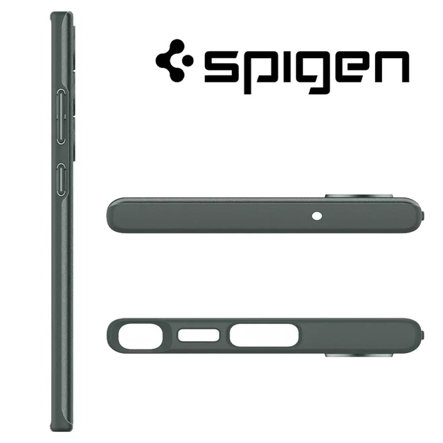 Ochranné puzdro Spigen Thin Fit pre Samsung Galaxy S23 Ultra Abyss Green