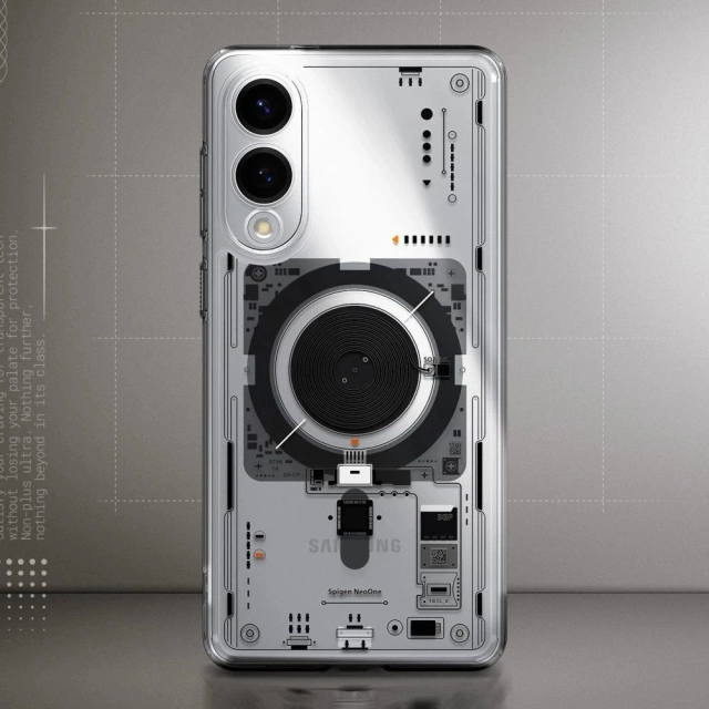 Samsung Galaxy S25 Edge Spigen Ultra Hybrid Mag Case Transparent