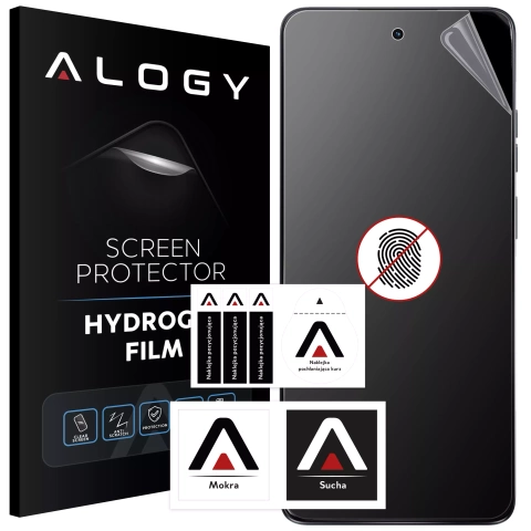 Folia "MATOWA" do Motorola Moto G04 / G24 / G24 Power / G34 / E14 Hydrożelowa Alogy HydroSkin Matte Pro™ na ekran do etui "BEZ ODCISKU PALCÓW"