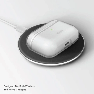 Захисний чохол для навушників UNIQ case Glase для Apple AirPods Pro прозорий