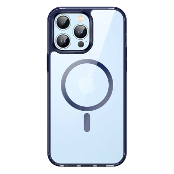 Puzdro Dux Ducis Clin2 iPhone 14 Pro Magnetic MagSafe puzdro modré