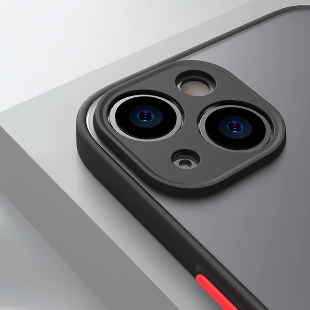 Чохол для Apple iPhone 13 Mini Alogy Hybrid Mag Case for MagSafe із захистом камери Матове чорне скло