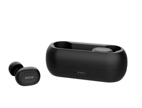TWS QCY T1C headphones (black)