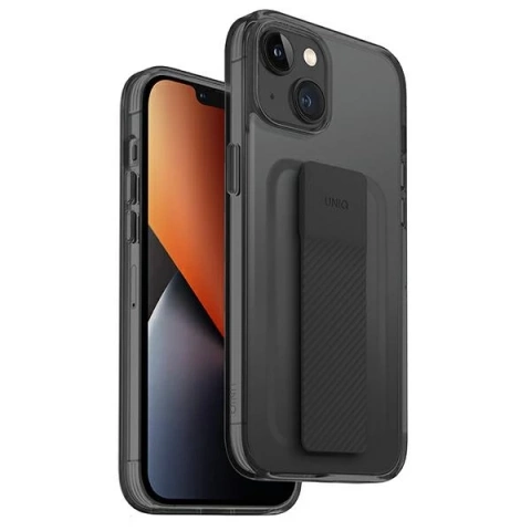 Puzdro UNIQ Heldro Mount pre iPhone 14 Plus 6,7" čierne/dymové