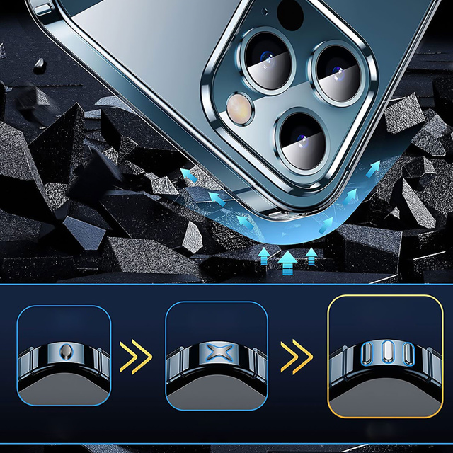 Захисний чохол Alogy Hybrid Case Super Clear для Apple iPhone 12 Pro Max Transparent