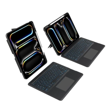 Klávesnica Etui Scmag Pen pre Apple iPad Pro 13 7 / 2024 čierna