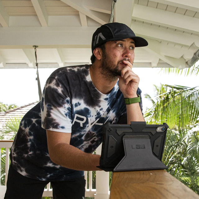 UAG Metropolis Pencil gepanzerte Hülle für Apple iPad Mini 6 2021 Schwarz