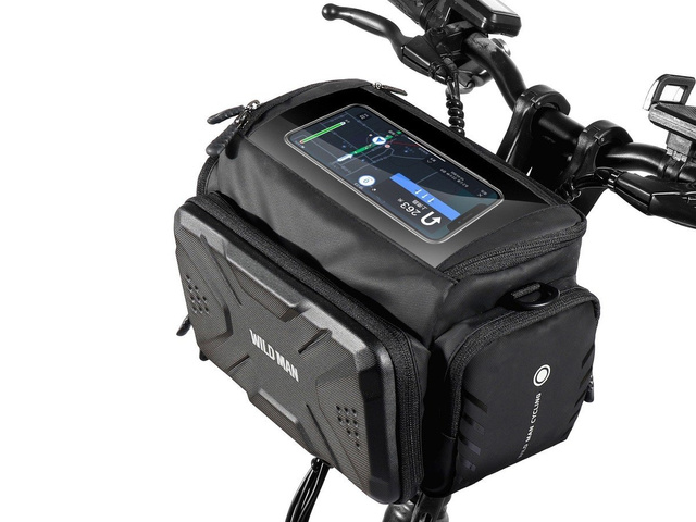 Сумка підсідельна сумка тримач для велосипеда Wildman Bag GS6 4л 7 дюймів Чорний