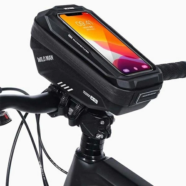 Чохол/тримач для велосипеда WILDMAN XS1 рамка кошика чорний/чорний