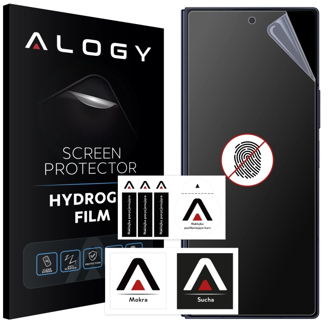 Folia "MATOWA" do Samsung Z Fold 6 Hydrożelowa Alogy HydroSkin Matte Pro™ na ekran do etui "BEZ ODCISKU PALCÓW"