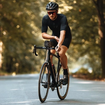 Wozinsky Fahrradlenkertasche mit Handyhülle 1 l schwarz (WBB16BK)