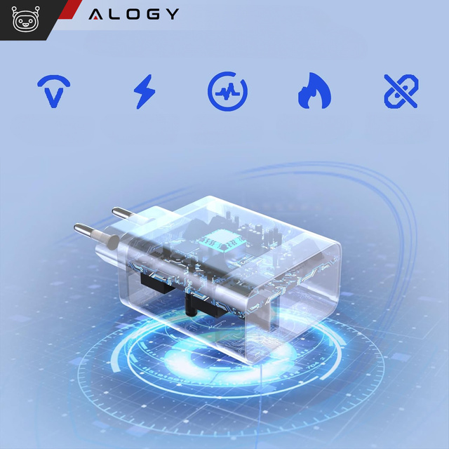 Rychlá 67W USB výkonná nabíječka pro Xiaomi QC Alogy Cube Fast Charging White