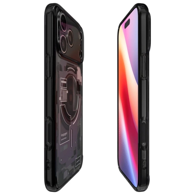 Etui Ochronne do iPhone 17 Pro Spigen Ultra Hybrid Mag MagSafe Zero One Czarny