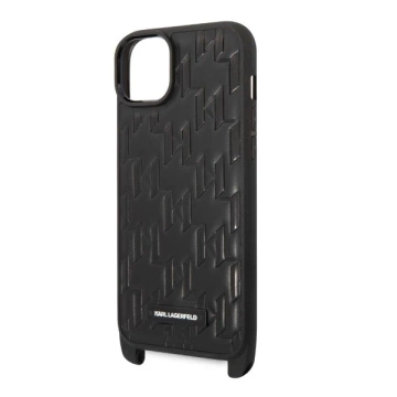 Etui Karl Lagerfeld KLHCP14MSTMMK do Apple iPhone 14 Plus 6,7" hardcase Monogram Plaque Logo Strap