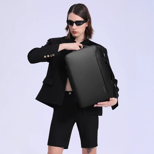 Bange Waterproof Backpack for Laptop 15.6" City Travel 45x30x16 cm for Work Airplane Men's Women's with USB Port Black