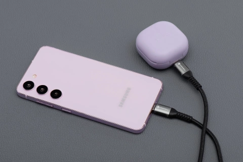 Kabel USB-C do USB-C Forcell 240W 5A QC 4.0 PD nylonový 3m pro notebook Turbo