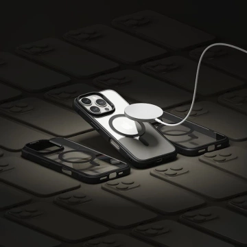 Etui Ringke Fusion Bold Magnetic Magsafe für iPhone 16 Pro Max Schwarz