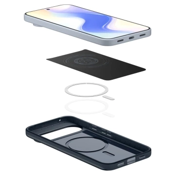 Etui Ochronne do Google Pixel 10 / 10 Pro Spigen Thin Fit Mag MagSafe Metal Slate