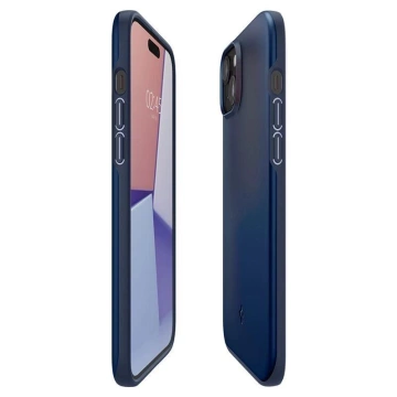 Pouzdro Spigen Thin Fit pro iPhone 15 Plus - modré