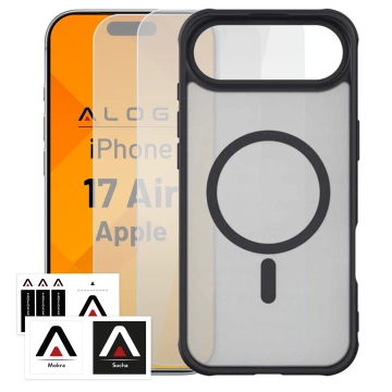 Чохол для Apple iPhone 16 Pro Max Alogy MagSafe Hybrid Matte Case Matte Cover with Lens Protection Black