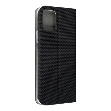 Чохол-книжка SENSITIVE для Samsung Galaxy S24 FE, чорний, зі стійкою 360°