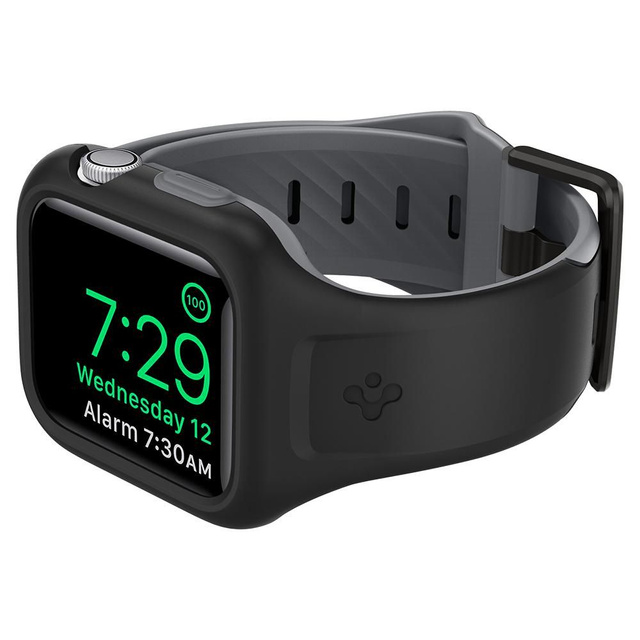 Чохол Spigen Liquid Air "Pro" для Apple Watch 4 / 5 / 6 / 7 / SE (40 / 41 мм) чорний