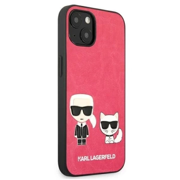 Karl Lagerfeld KLHCP13SPCUSKCP iPhone 13 mini 5,4" pevný fuksja/fuchsiový obal Ikonik Karl