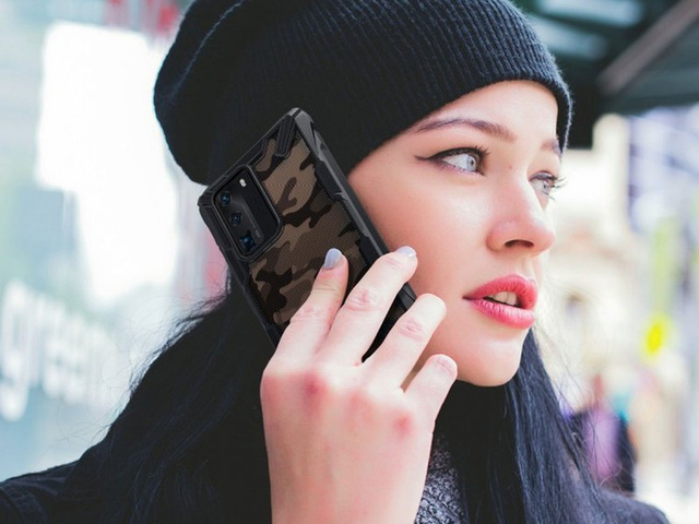 Etui Ringke Fusion X pre Huawei P40 Camo Black