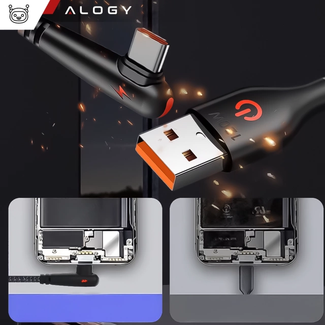 Alogy HUB Splitter Adapter for Laptop Computer USB-C to 3x USB-A 2.0 1x USB-A 3.0 Gray