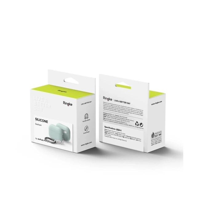 RINGKE SILIKON APPLE AIRPODS PRO 1/2 SEAFOAM
