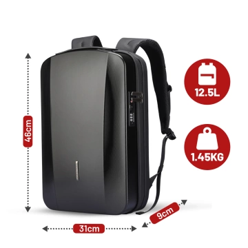 Hülle für Apple iPhone 16 Pro Max Alogy MagSafe Hybrid Matte Case Matte Cover mit Linsenschutz Schwarz