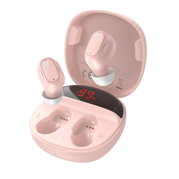 Baseus Encok WM01 Plus TWS headphones (pink)