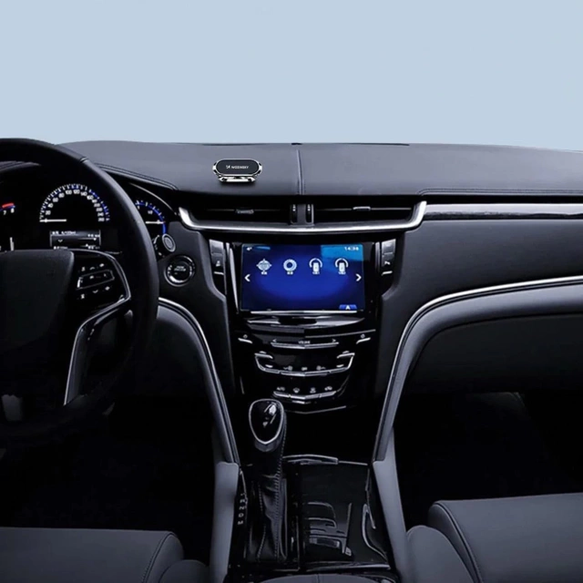 Wozinsky samolepiaci magnetický 360 držiak na palubnú dosku auta strieborný (WMH-06)