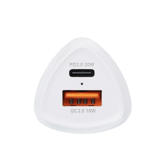 Autonabíjačka Forcell Carbon 38W PD 3.0 QC 3.0 s USB-C a USB konektorom