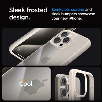 Etui Spigen Ultra Hybrid для Apple iPhone 15 Pro Natural Titanium